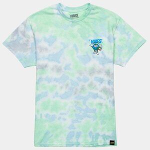VIBES Clothing Earth Day Tee Green Tie Dye Size M Unisex Mens